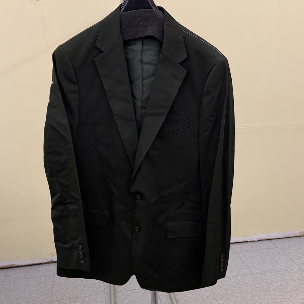 J. Crew Men's Sleek Dark Green Blazer